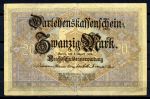 Германия 1914 г. • P# 48b • 20 марок • номер - 7 цифр • регулярный выпуск • VF