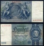 Германия • 3-й рейх 1935 г. • P# 183a • 100 рейхсмарок • Юстус фон Либих • регулярный выпуск • AU