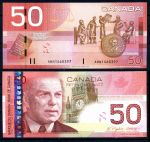 Канада 2006 г. • P# 104 • 50 долларов • Маккензи Кинг • регулярный выпуск • Jenkins - Dodhe • UNC пресс