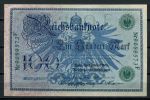 Германия 1908 г. • P# 34 • 100 марок • зелёный номер • регулярный выпуск • UNC пресс ( кат. - $ 20+ )