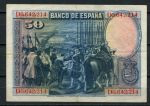 Испания 1928 г. • P# 75b • 50 песет • Веласкес • регулярный выпуск • XF+