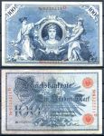 Германия 1908 г. • P# 33a A • 100 марок • красный номер • регулярный выпуск • VF ( кат. - $ 10 )
