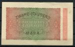 Германия 1923 г. • P# 85c • 20000 марок • регулярный выпуск • AU- ( кат. - $ 10 )
