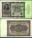 Германия 1922 г. • P# 80 • 50 тыс. марок • бургомистр Арнольд фон Браувеллер • регулярный выпуск • XF ( кат. - $15 )