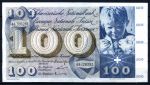 Швейцария 1964 г. • P# 49f • 100 франков • мальчик • регулярный выпуск • XF-