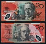 Австралия 2007 г. • P# 59e • 20 долларов • Мэри Рейби • Джон Флинн • регулярный выпуск • UNC пресс