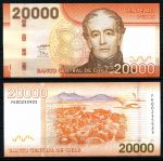 ЧИЛИ 2009г. P# 165 / 20000 ПЕСО UNC ПРЕСС / ФАУНА