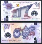 Папуа-Новая Гвинея 2010 г. • P# 39 • 5 кин • 35-летие Национального Банка • памятный выпуск(пластик) • UNC пресс