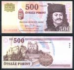 ВЕНГРИЯ 2003г. P# 188с / 500 ФОРИНТОВ UNC ПРЕСС / АРХИТЕКТУРА