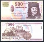 Венгрия 2006 г. • P# 188e • 500 форинтов • Принц Ференц II Ракоци • регулярный выпуск • UNC пресс