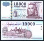 Венгрия 2005 г. • P# 192d • 10000 форинтов • король Иштван I Святой • регулярный выпуск • UNC пресс