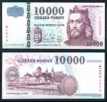 Венгрия 1997 г. • P# 183as • 10000 форинтов • король Иштван I Святой • регулярный выпуск(Specimen) • UNC пресс