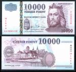 Венгрия 2004 г. • P# 192cs • 10000 форинтов • король Иштван I Святой • регулярный выпуск(Specimen) • UNC пресс