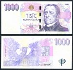 Чехия 2008 г. • P# 25 • 1000 крон • Франтишек Палацкий • регулярный выпуск • UNC пресс ( кат. - $ 80 )