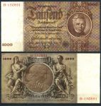 ГЕРМАНИЯ 1936г. P# 184 / 1000 РЕЙХСМАРОК UNC ПРЕСС