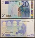 ЕС • Германия 2002 г. • P# 10x • 20 евро • регулярный выпуск • Ж. Трише • UNC пресс