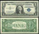 США 1957 г. • P# 419 • 1 доллар • Джордж Вашингтон • серебряный сертификат • XF-AU