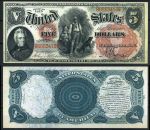 США 1875 г. A P# 159 • 5 долларов • президент Эндрю Джексон • копия • UNC пресс