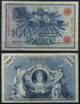 Германия 1908 г. • P# 33a A • 100 марок • красный номер • регулярный выпуск • VF- ( кат. - $ 10+ )