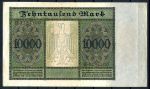 Германия 1922 г. •  P# 70 • 10000 марок • 1-й выпуск • большой формат • UNC- пресс-