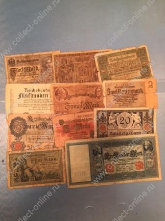 Германия 1910-1945 гг. • 11 старых, разных бон (11 типов)