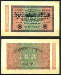 ГЕРМАНИЯ 1923г. P#85b / 20000 МАРОК UNC ПРЕСС-