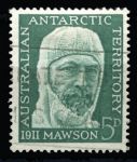 Австралийская антарктическая территория 1961 г. • Gb# 7 • 5 d. • Дуглас Моусон • Used F-VF