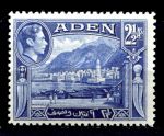 АДЕН 1939г. GB# 21 / 2 1/2 a. / ПОРТ / MH OG VF / КОРАБЛИ АРХИТЕКТУРА