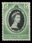 Аден 1953 г. • Gb# 47 • Коронация Елизаветы II • MNH OG VF