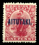 Аитутаки 1917-20гг. SC# 20 / 1p. / MH OG F-VF