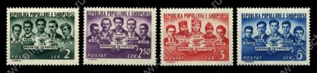 АЛБАНИЯ 1951г. SC# 486-90 / ГОДОВЩИНА ОСВОБОЖДЕНИЯ / MNH OG VF