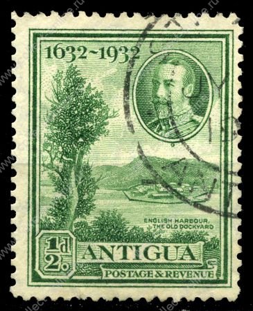 Антигуа 1932г. GB# 81(SC# 67) / 1/2d. / Used F-VF / Георг V