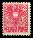 Австрия 1945 г. • SC# 438 • 12 g. • государственный герб • стандарт • MNH OG VF