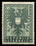 Австрия 1945 г. • SC# 451 • 1 sh. • государственный герб • стандарт • MNH OG VF