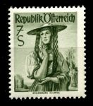 Австрия 1952 г. • Mi# 980(Sc# 555) • 7 s. • Национальные женские костюмы (2-й выпуск) • Штайермарк • MNH OG XF ( кат.- € 6 )