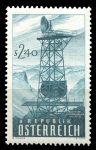 АВСТРИЯ 1959г. SC# 646 / 2.40s. РАДИОСВЯЗЬ / MNH OG VF / ТЕХНИКА