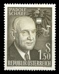 Австрия 1960 г. Sc# 651 • 1.50 s. • Президент Адольф Шерф(политик) • 70 лет со дня рождения • MNH OG VF