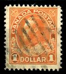 КАНАДА 1911-25гг. SC# 122 / 1$ / USED  F-VF