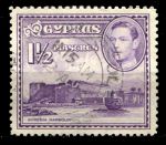 КИПР 1938-44гг. SC# 147A / 1 1/2 pi. / USED F-VF / KG VI / АРХИТЕКТУРА