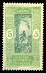 ДАГОМЕЯ 1913-35 гг. SC# 45 / 5 c. / СБОРЩИК БАНАНОВ НА ПАЛЬМЕ / MNH OG VF