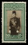 Египет 1939-1946 гг. • SC# 239 • 50 p. • Король Фарук(парадный портрет) • стандарт • MNH OG VF • ( кат. - $25 )