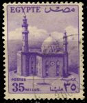 Египет 1953-1956 гг. • SC# 333 • 35 m. • Республика (1-й выпуск) • мечеть султана Хассана • стандарт • Used F-VF