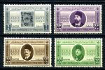 Египет 1946 г. • SC# B3-6 • 10m. • 80-летие первой египетской почтовой марки • короли Египта • благотворительный выпуск • полн. серия • MH OG XF