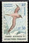 Французские Южные и Антарктические территории 1959 г. • Sc# 12 • 0.30 fr. • Фауна Антарктики • альбатрос • MNG VF