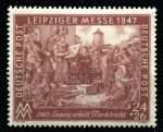 Германия • Совместная зона оккупации 1947 г. • Mi# 941C • 24+26 pf. • Лейпцигская весенняя ярмарка • для оккупированных территорий • MNH OG VF