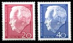 Зап. Берлин 1964г. SC# 9N211-2(Mi# 234-5)  / Генрих Любке / MNH OG VF