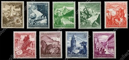 ГЕРМАНИЯ 1939г. MI# 702-13 (SC# B148-59) / СОБЫТИЯ / MNH OG VF / АРХИТЕКТУРА