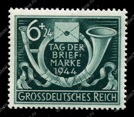 Германия 3-й рейх 1944 г. • MI# 904 (SC# B288) • 6 + 24 pf. • День почтовой марки • MNH OG VF
