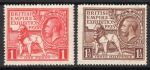 Великобритания 1925 г. • Gb# 432-3 • 1 и 1 ½ d. • Выставка достижений Британской империи • MH OG VF ( кат.- £60 ) • полн. серия