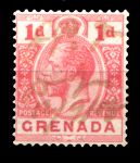 ГРЕНАДА 1913г. SC# 80 / 1d. ГЕОРГ V / USED F-VF